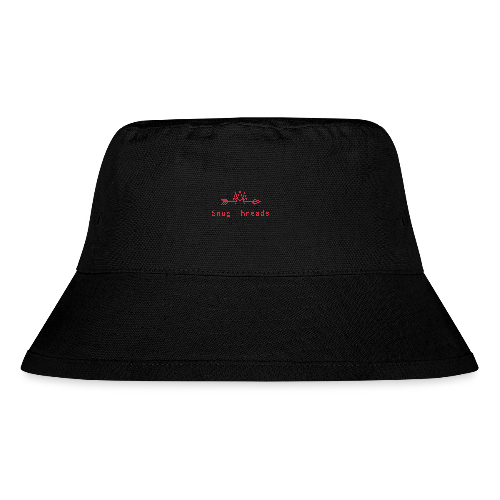 Snug threads bucket hat - black
